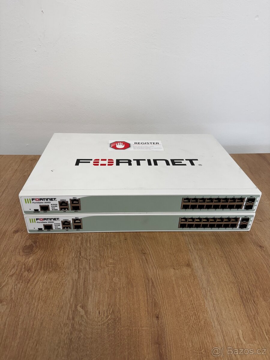Použitý Fortinet FortiGate-200D - Výkonné bezpečnostní řešen