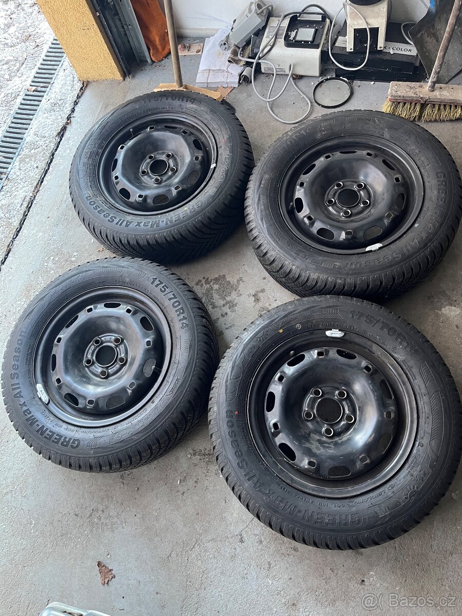 Celoroční pneu Linglong 175/75/r14 disky 5x100