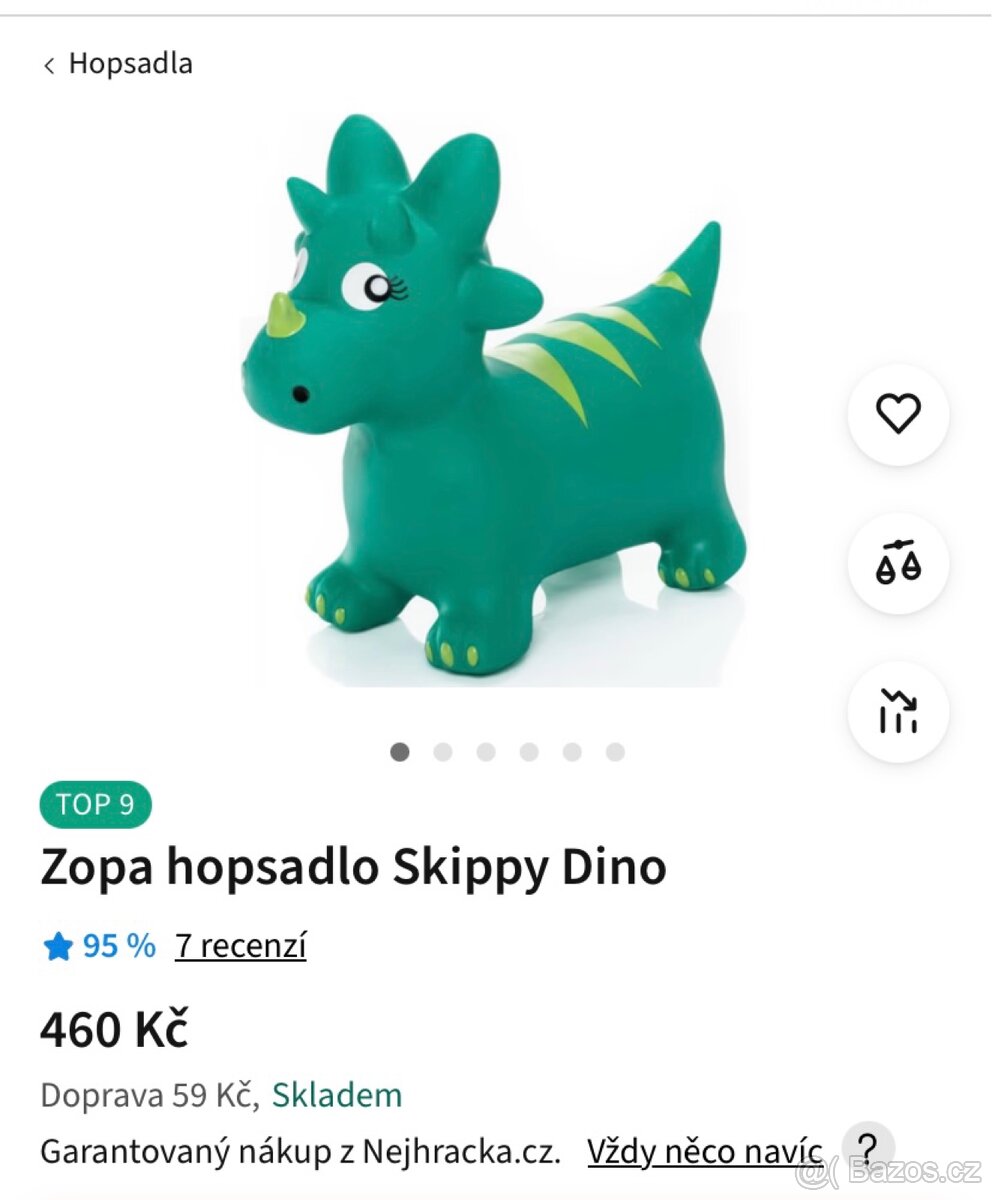 Hopsadlo Zopa Skippy Dino