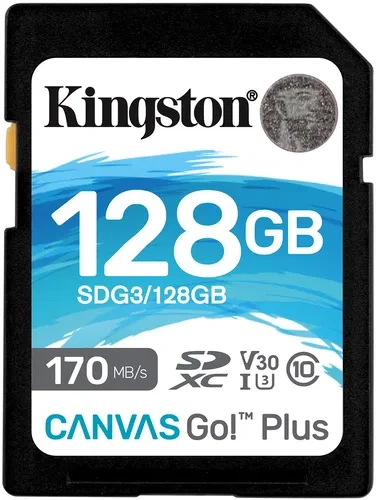 Kingston SDXC 128GB Canvas Go Plus