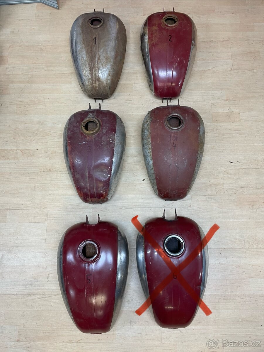 Predam nadrže Jawa 250 350 typ 353 354 Kyvačka Panelka