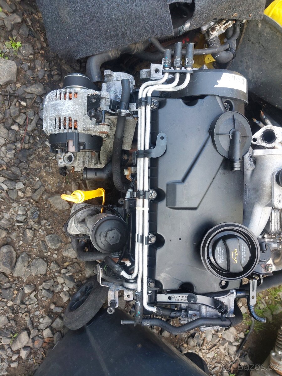 Motor 1.9tdi 77kw bkc kompletní