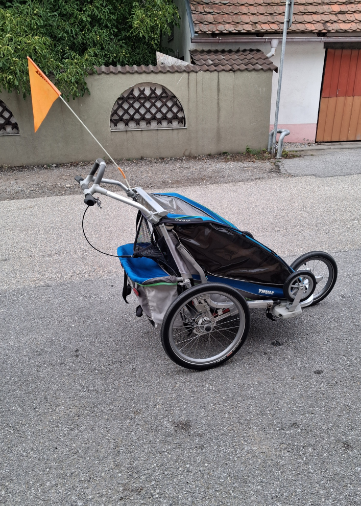 THULE CX2 vozík a kočárek pro 2 děti