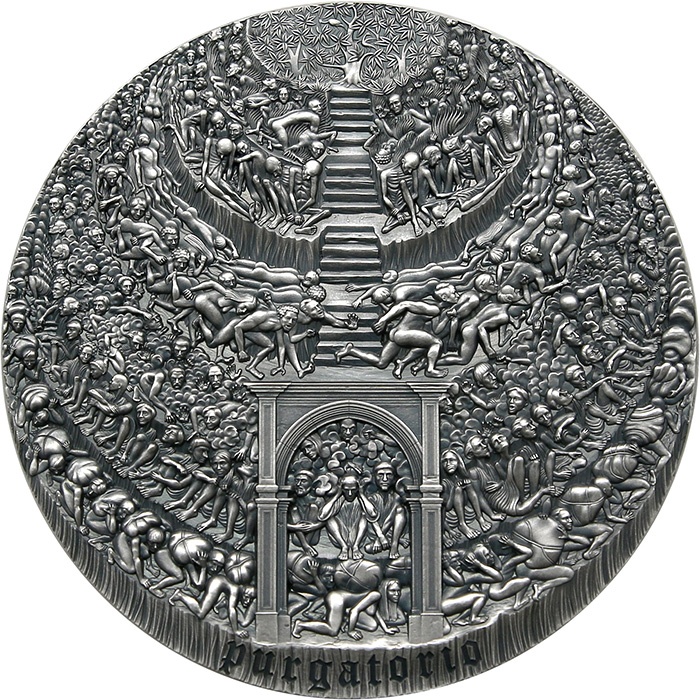 Stříbrná mince 5 Oz Purgatorio - Dante Alighieri 2021 333ks