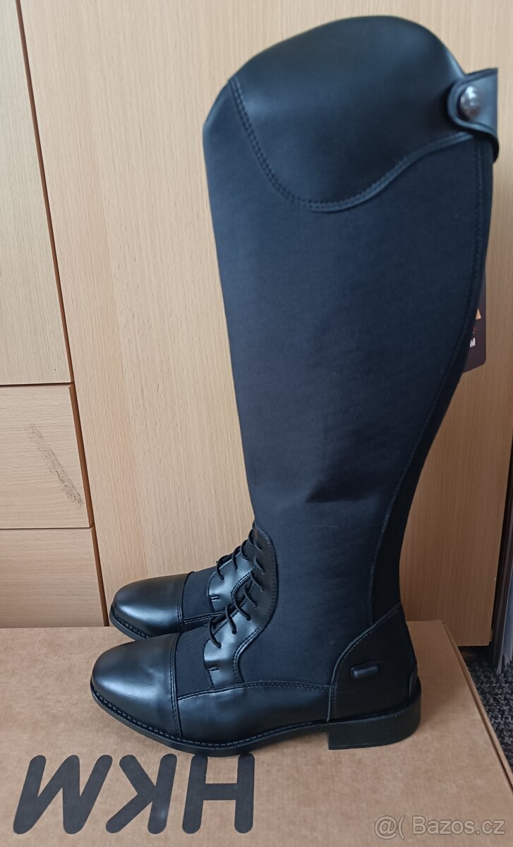Jezdecké boty HKM vel. 38XL