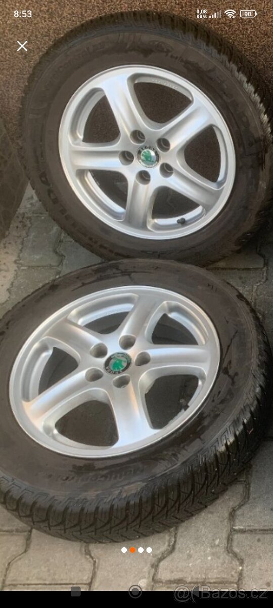 Prodám originální ALU kola Škoda Octavia 1
