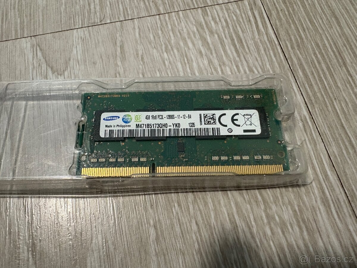 SAMSUNG DDR3 4GB 1600MHz CL11 SODIMM SR x8 (M471B5173QH0-YK0
