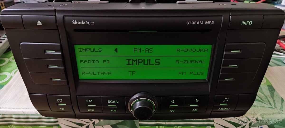 Originální autorádio SKODA Stream MP3
