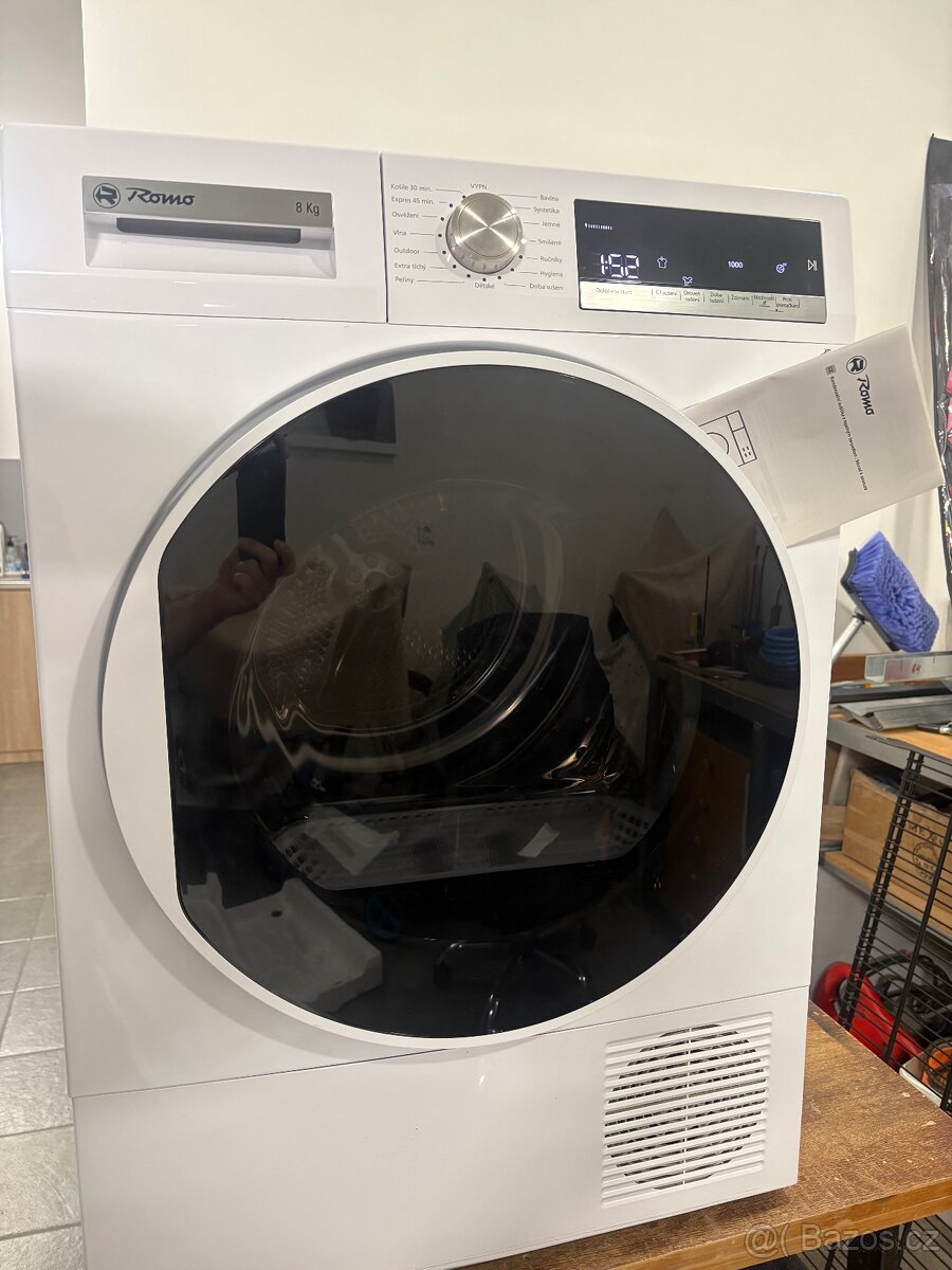 Sušička prádla s tepelným čerpadlem