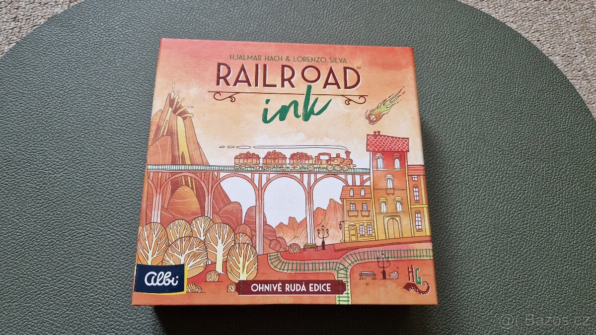 Hra Albi Railroad ink Ruda edice