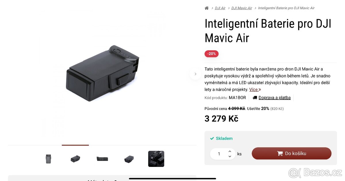 Inteligentní Baterie pro DJI Mavic Air