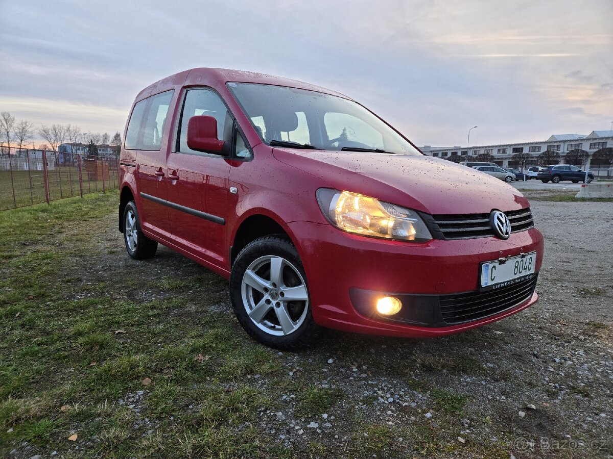 VW Caddy 4x4, 2.0TDI, 81kw, nová STK, rok 2013.