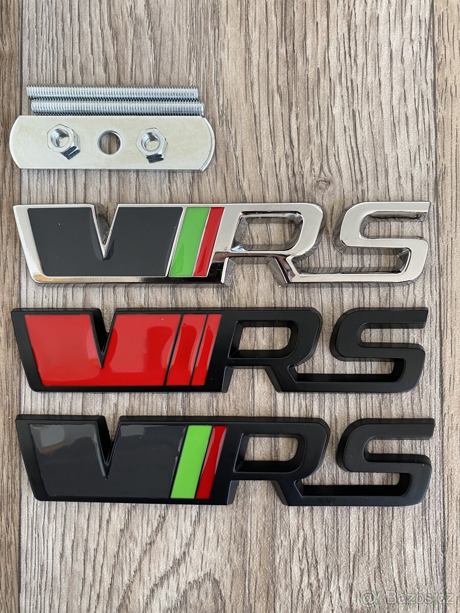 Škoda VRS logo 1ks na masku nebo na kufr