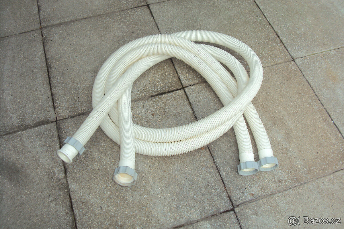 2ks Hadice filtrace 38mm se šroubením - 300cm