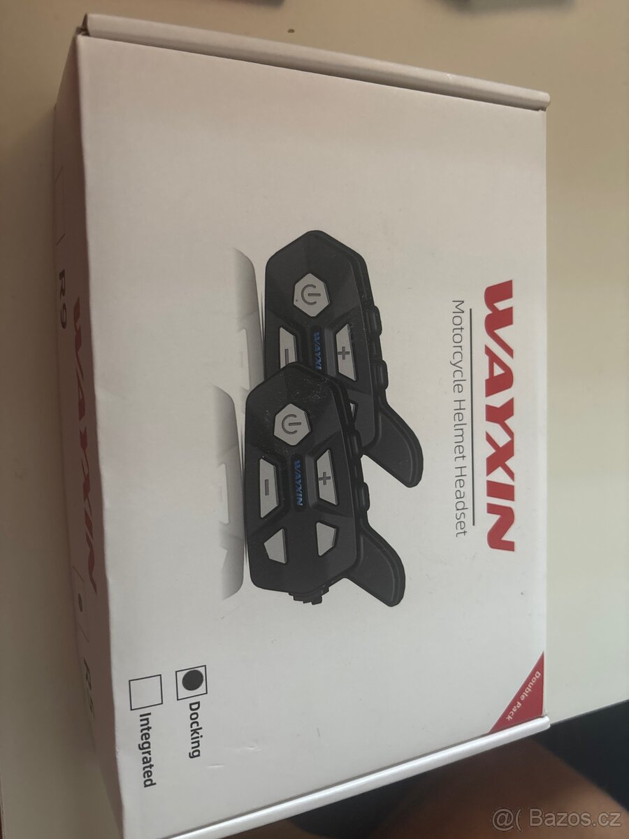 Prodám Wayxin headset pro motocyklové helmy - nový