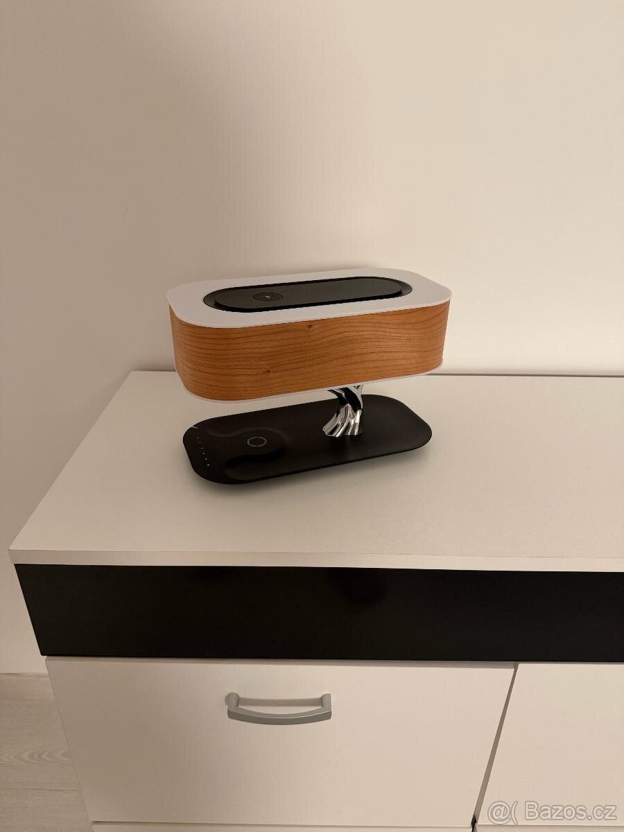 2x LED světlo na noční stolek - Bluetooth, reproduktor, nabí