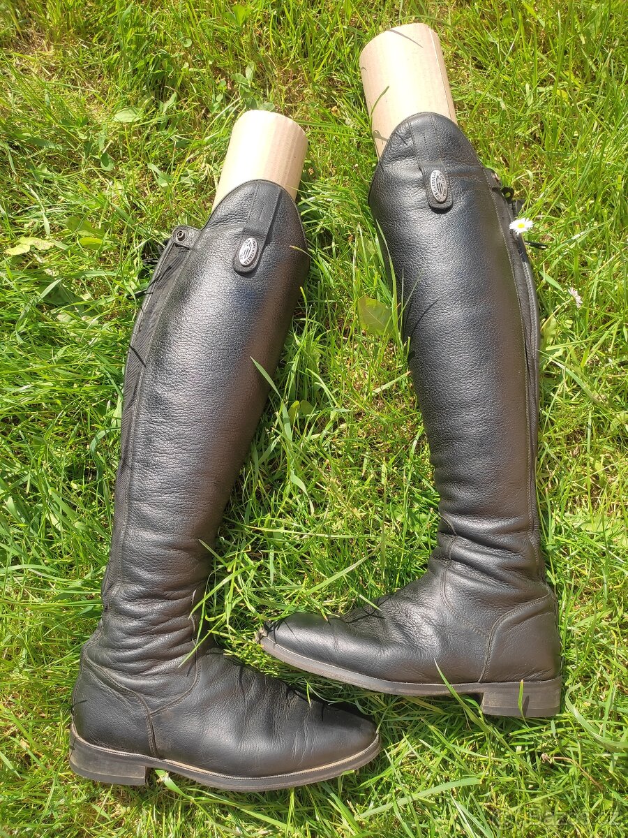 Vysoké jezdecké boty Deniro Tricolore