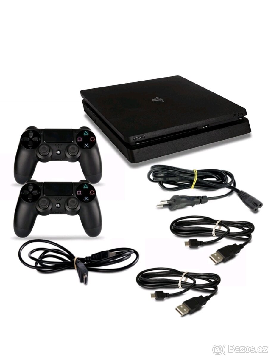 PS 4 plus tři ovladače. (500gb), FIFA 14