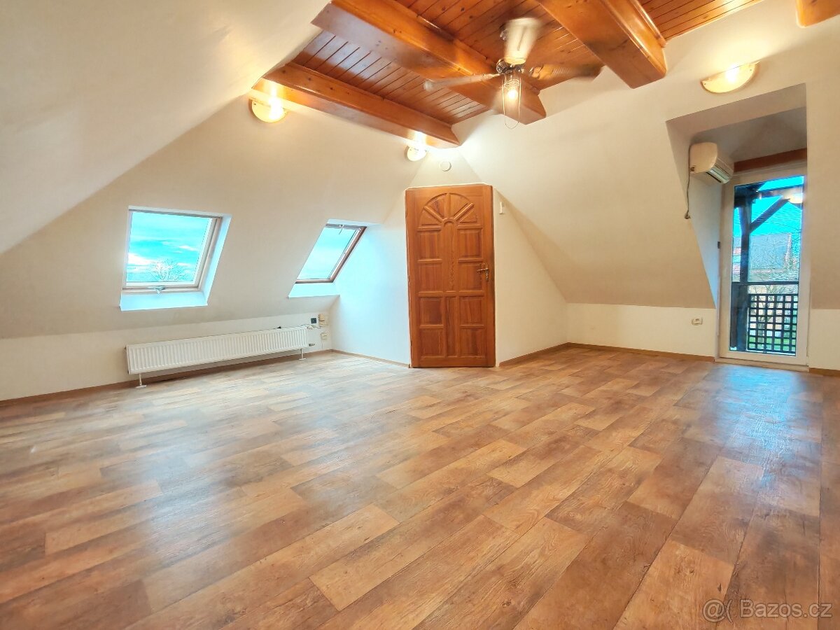 Byt 1+1, zahrada, balkon, pergola, Václavovice,