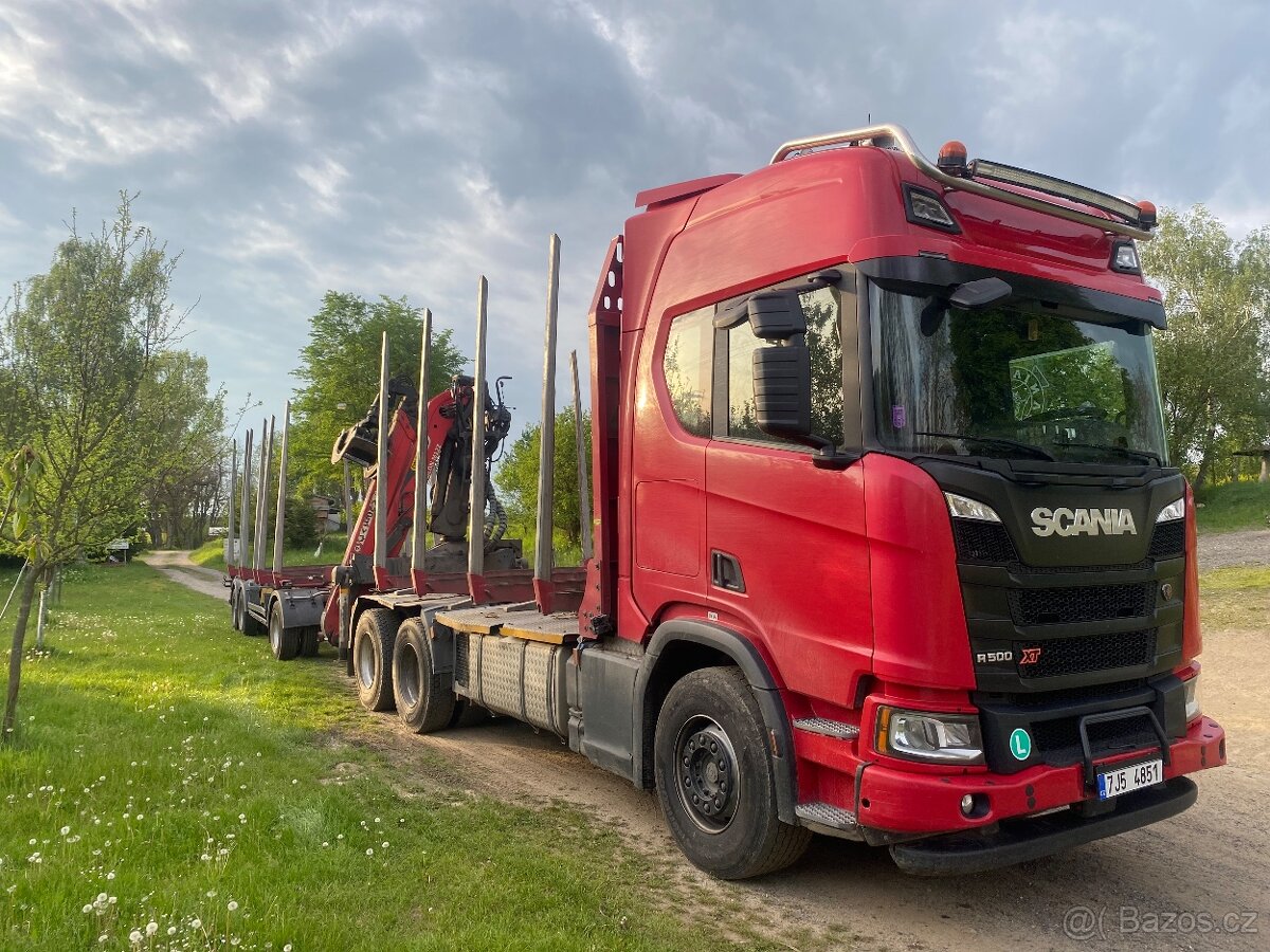 Scania R500 lesovůz