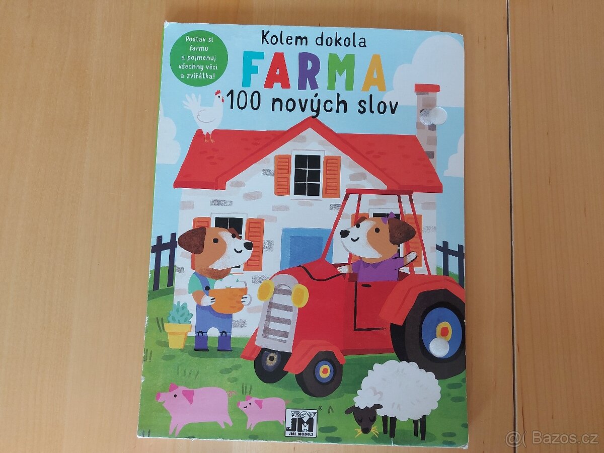 KNÍŽKA KOLEM DOKOLA FARMA 100 NOVÝCH SLOV