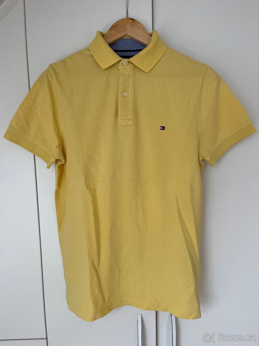 Tommy Hilfiger POLO triko vel. S žluté