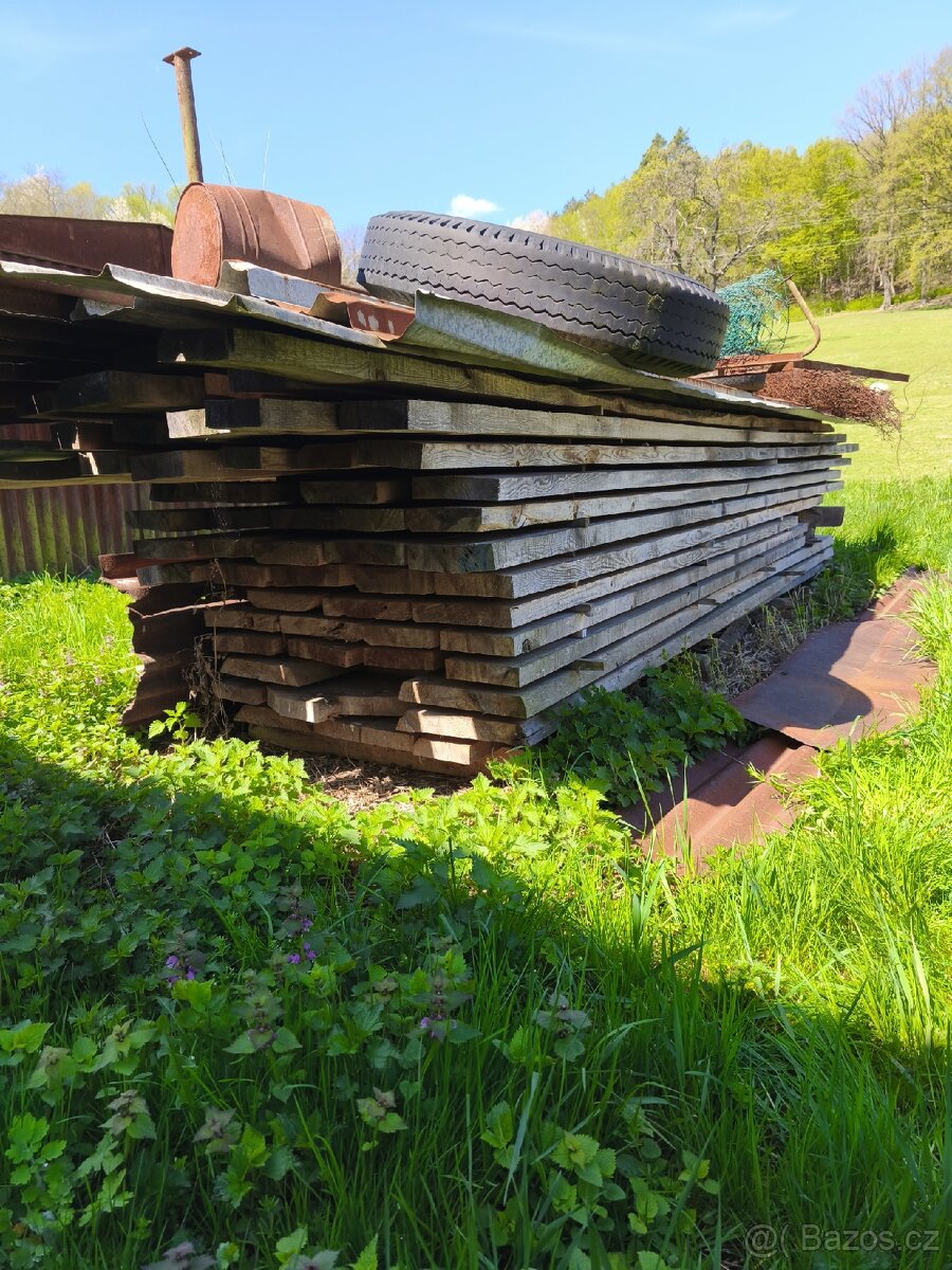 Fošny smrkové vzduchosuché 20x5cm délka 4 metry 50 ks