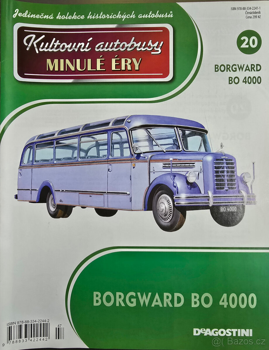 Model BORGWARD BO 4000 (Kultovní autobusy #20)