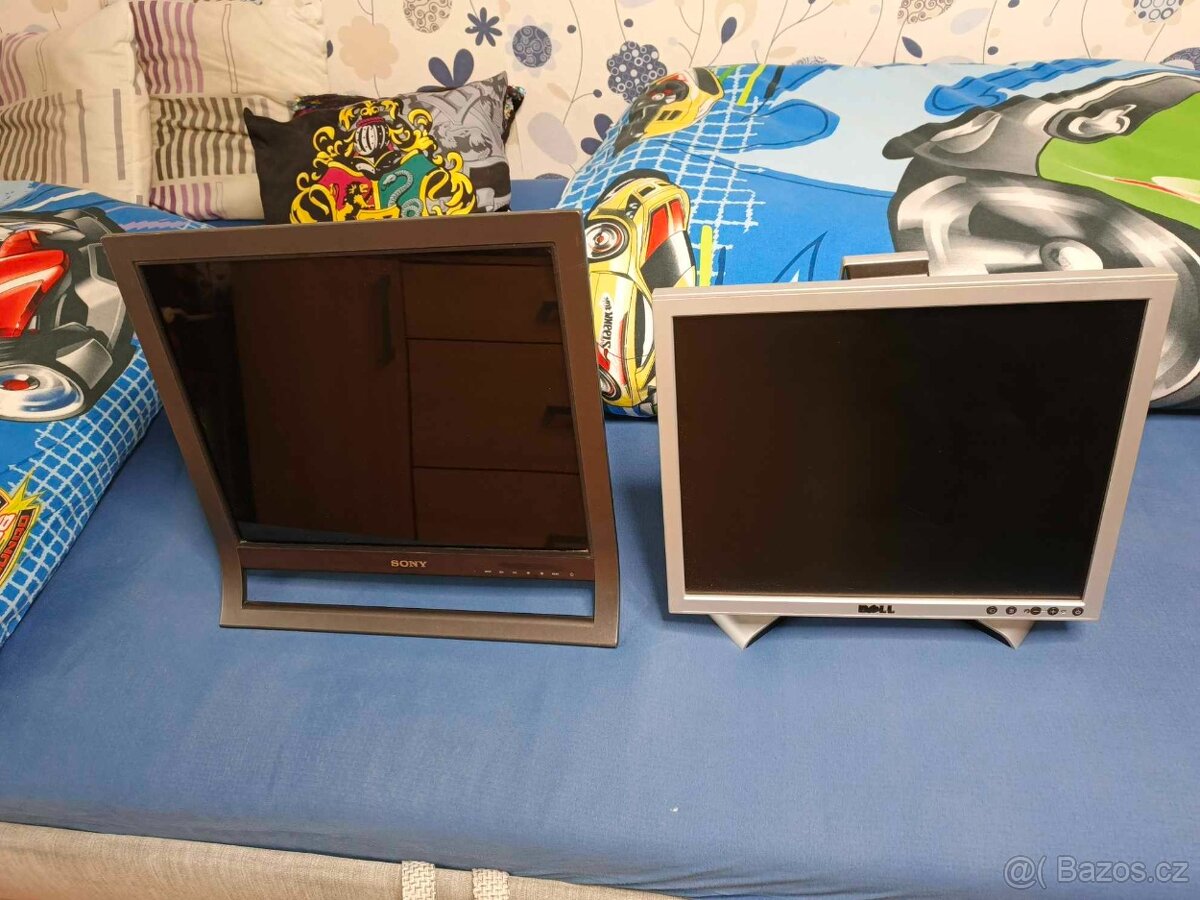 2x monitor Dell Sony