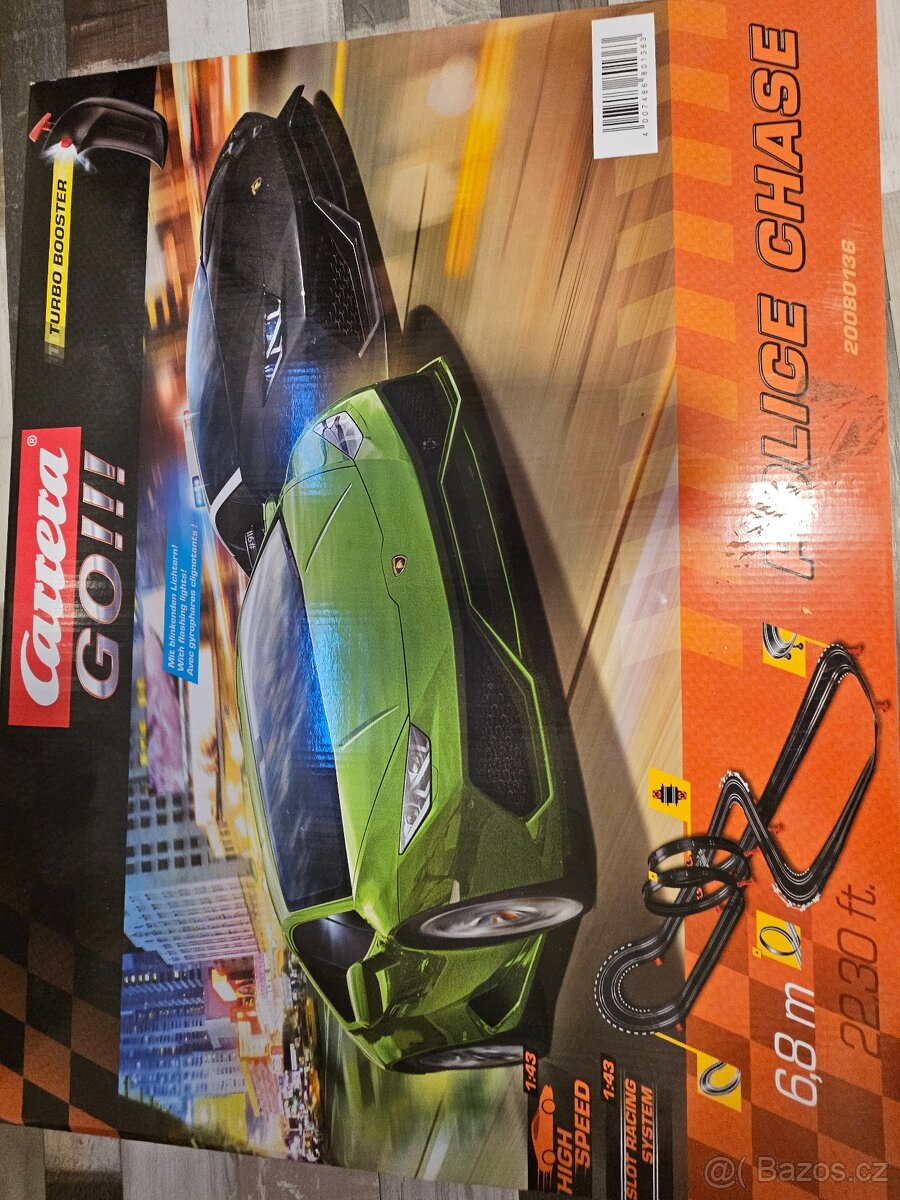 Autodráha, kompletní balení, použité pouze 2x