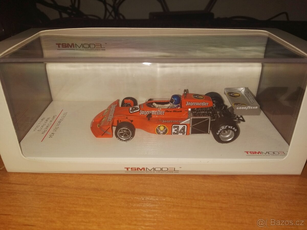 F1 March 761 #34 Hans Stuck 1976 German GP TSM124330 1:43