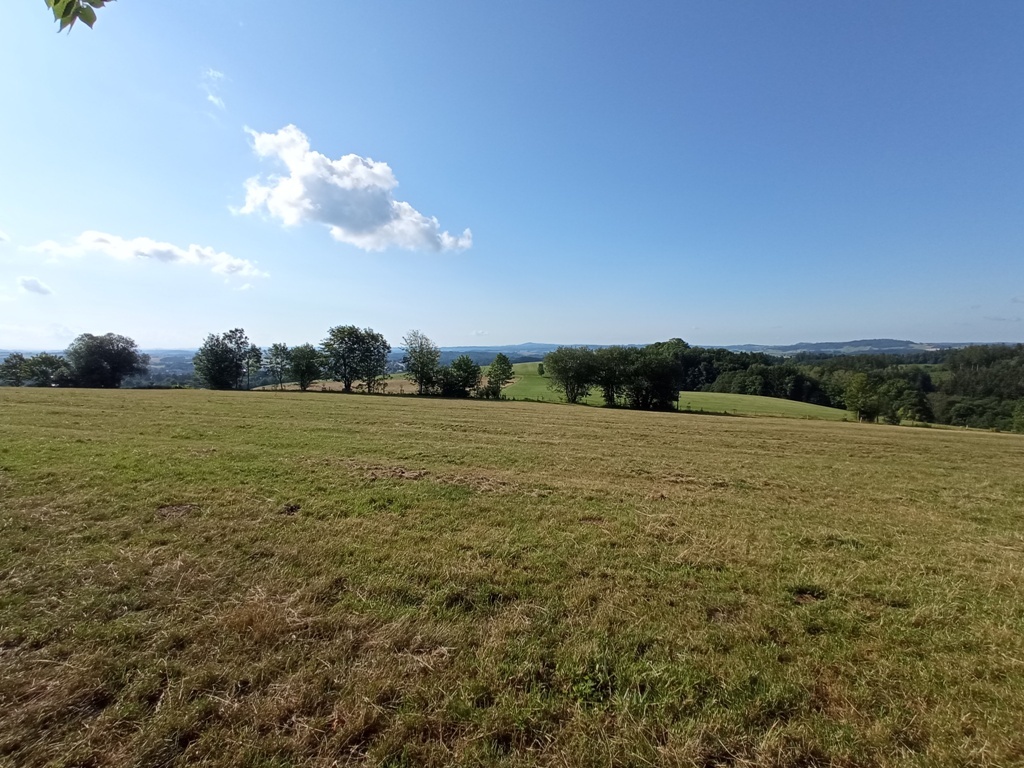 Louka o výměře 50.034m2 s výhledem na Černou horu - Vrchlabí