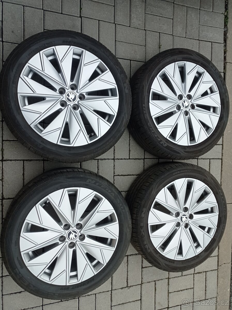 ZANOVNI LETNI al kola 17" PROPUS Originál Škoda Scala,Kamiq
