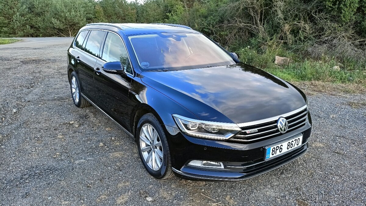 VW Passat B8 2.0 BiTDI 176kW 4X4 DSG HL webasto, LED