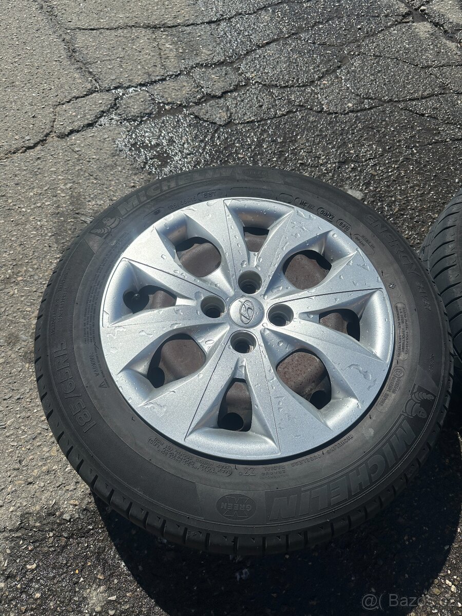 Kola+ pneu Michelin 185/65/15 4x100 Hyundai i20, i30