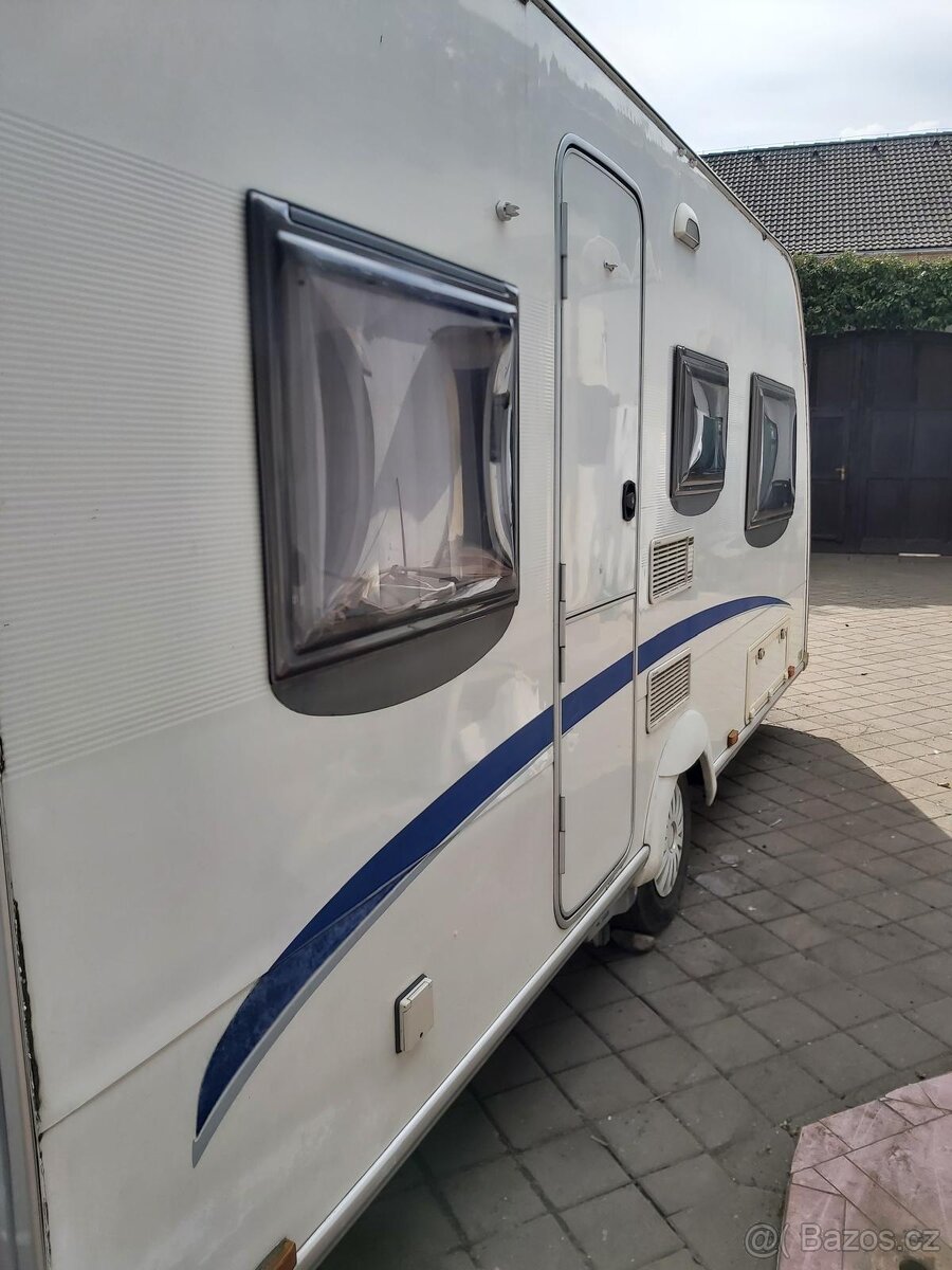 TOP obytný karavan Bürstner Belcanto (mover a předstan),