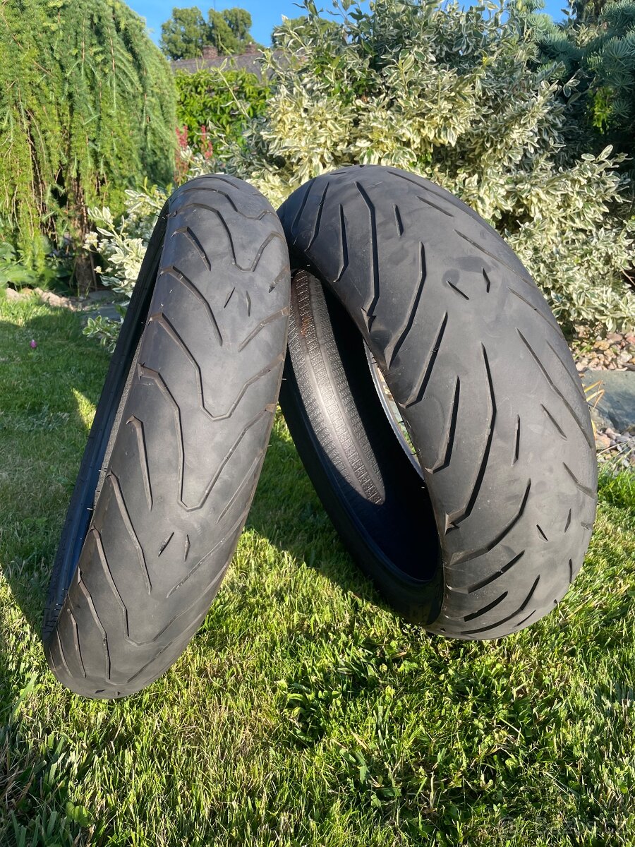 Pneumatiky Pirelli Angel st 120/70 r17 + 180/55 r17