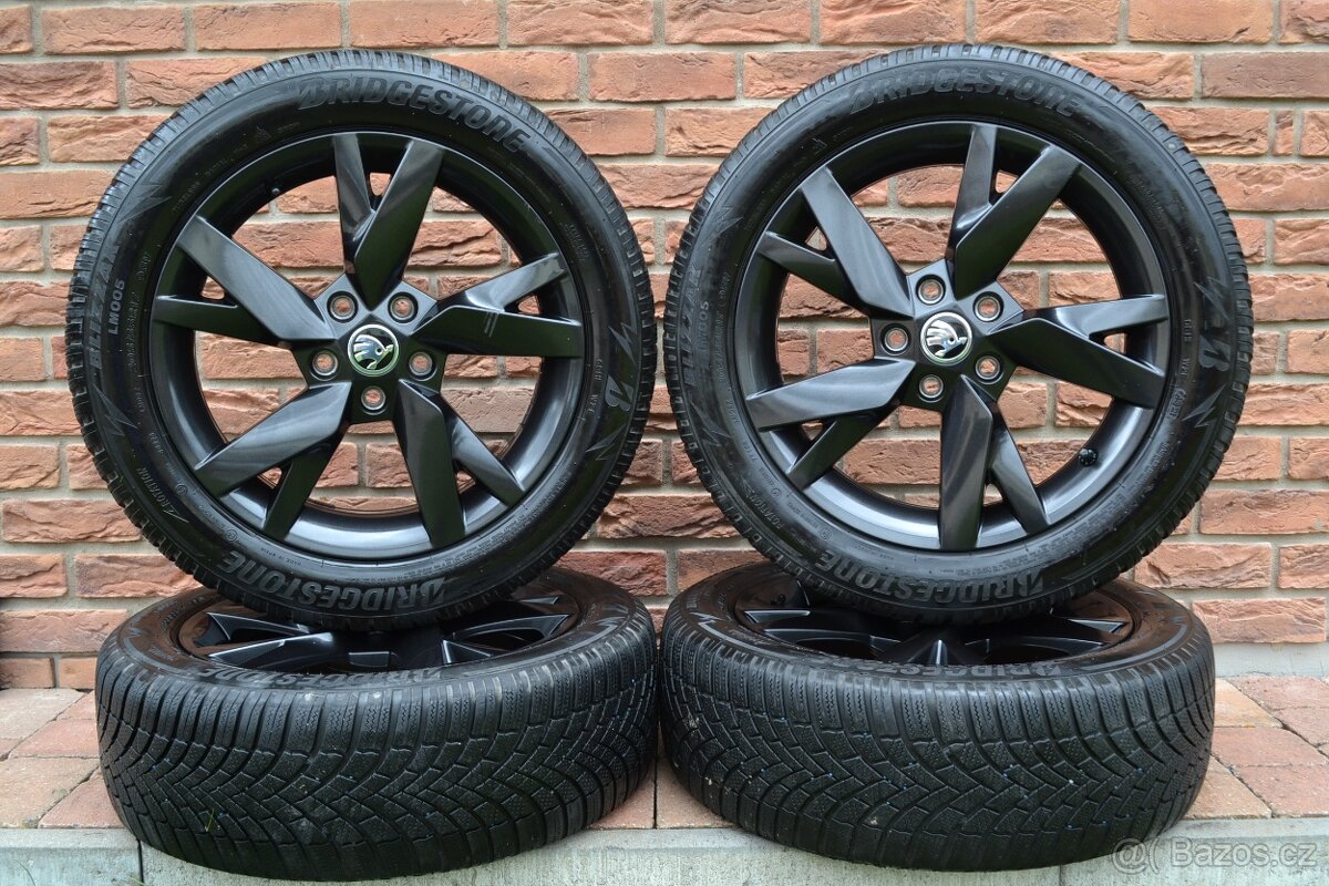5x112 R17 Zimní sada Orig. Škoda Octavia 4 + 205/55 R17