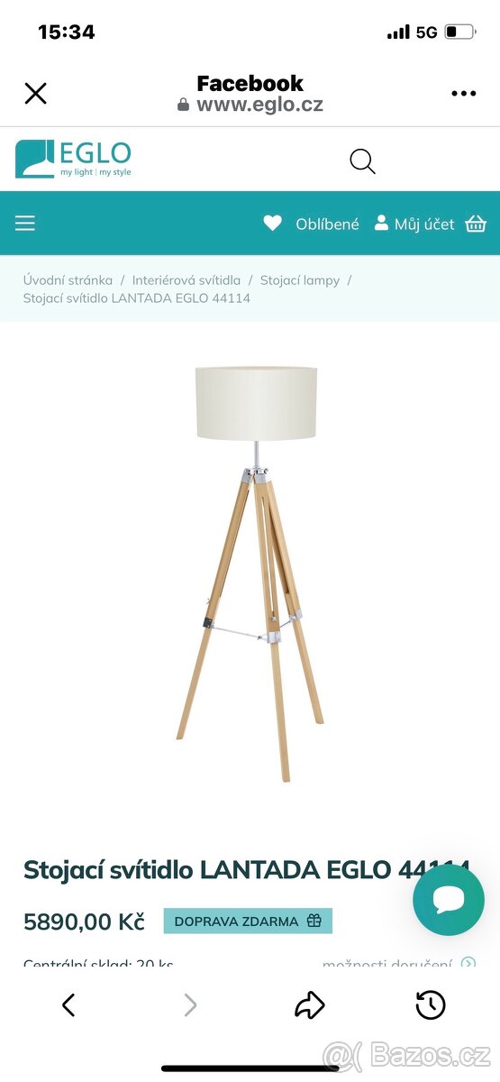Stojaci lampy