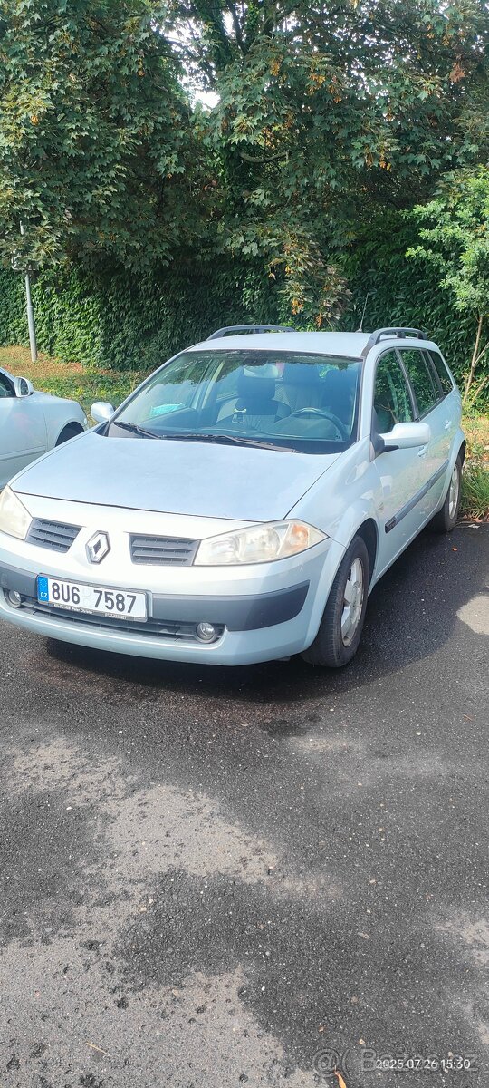 NEPOJÍZDNÉ Megane ll,2004,1.6 16V,kombi