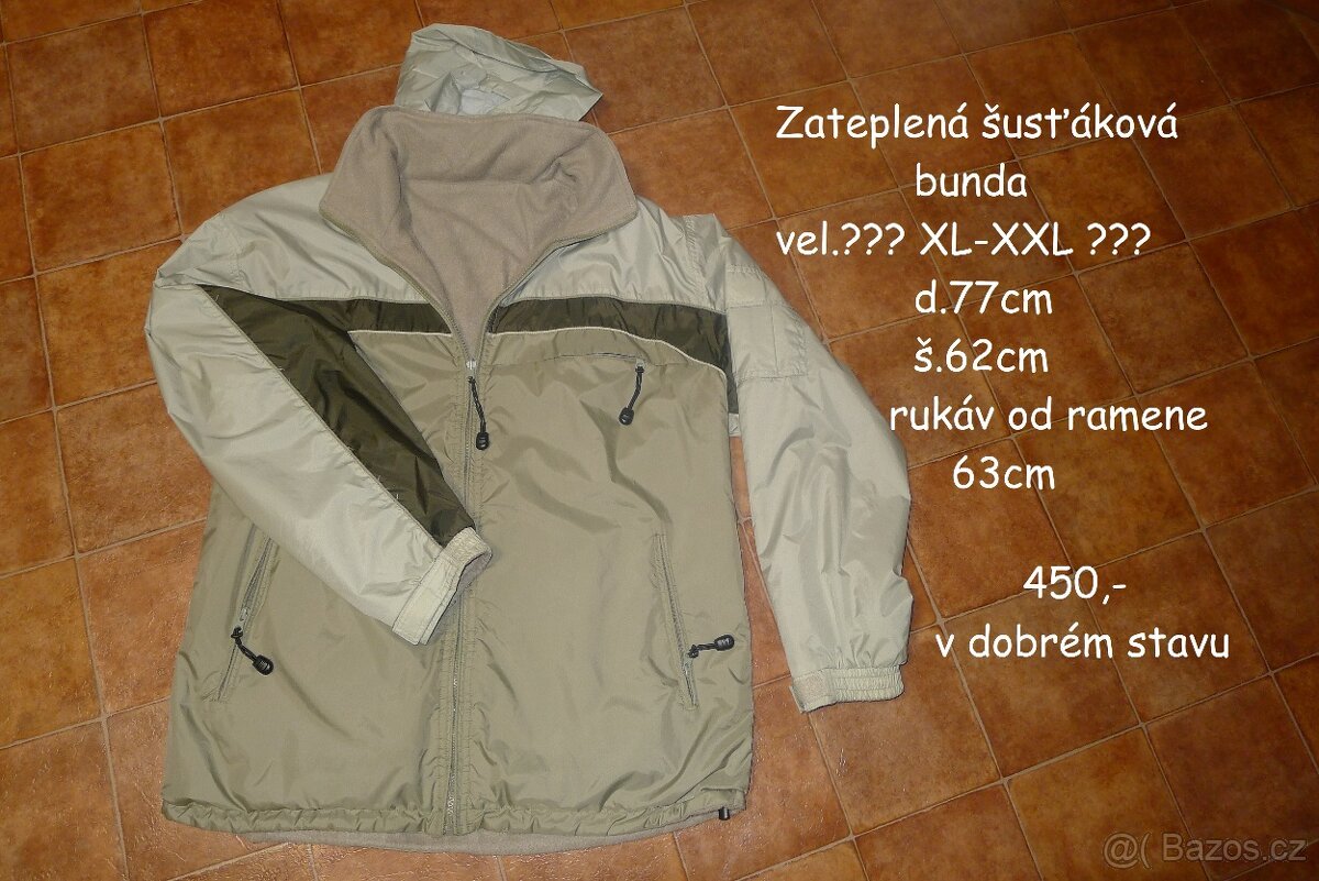 Pánská teplá bunda vel.XL-XXL