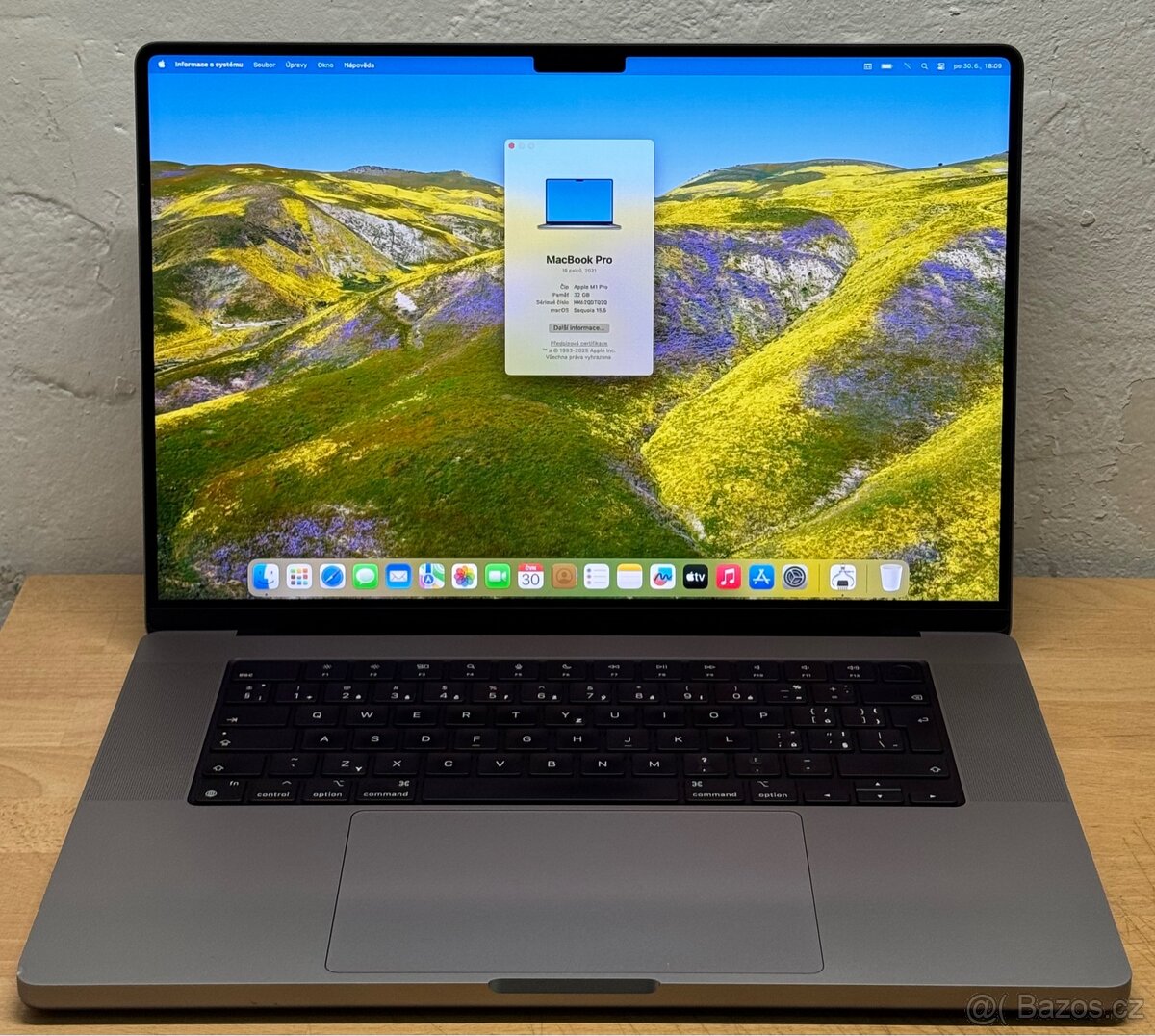MacBook Pro 16” M1 Pro 2021/32GB RAM/1TB SSD/Záruka