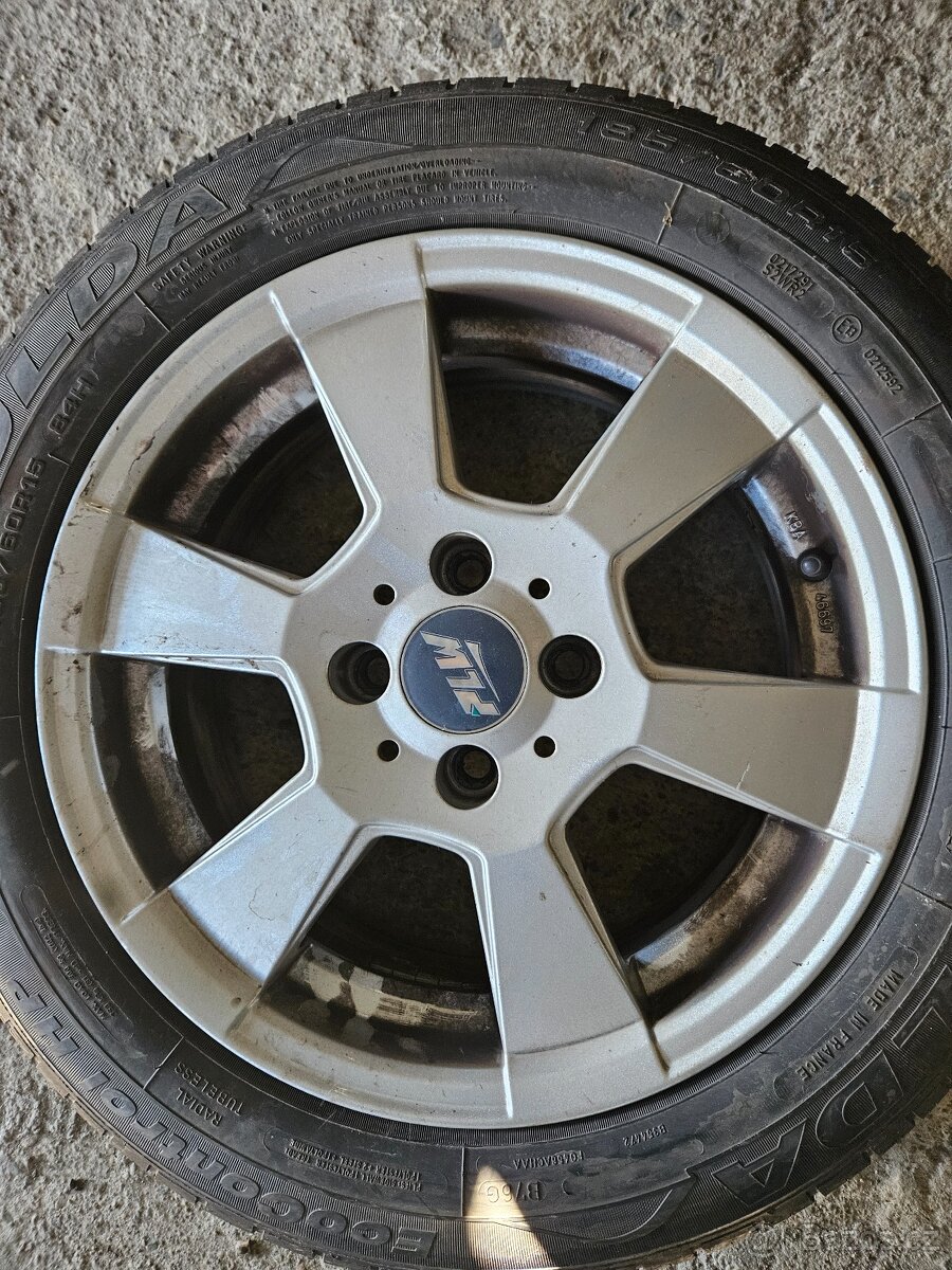 alu kola 15 4x100  6,5Jx15 et38  PLW Germany