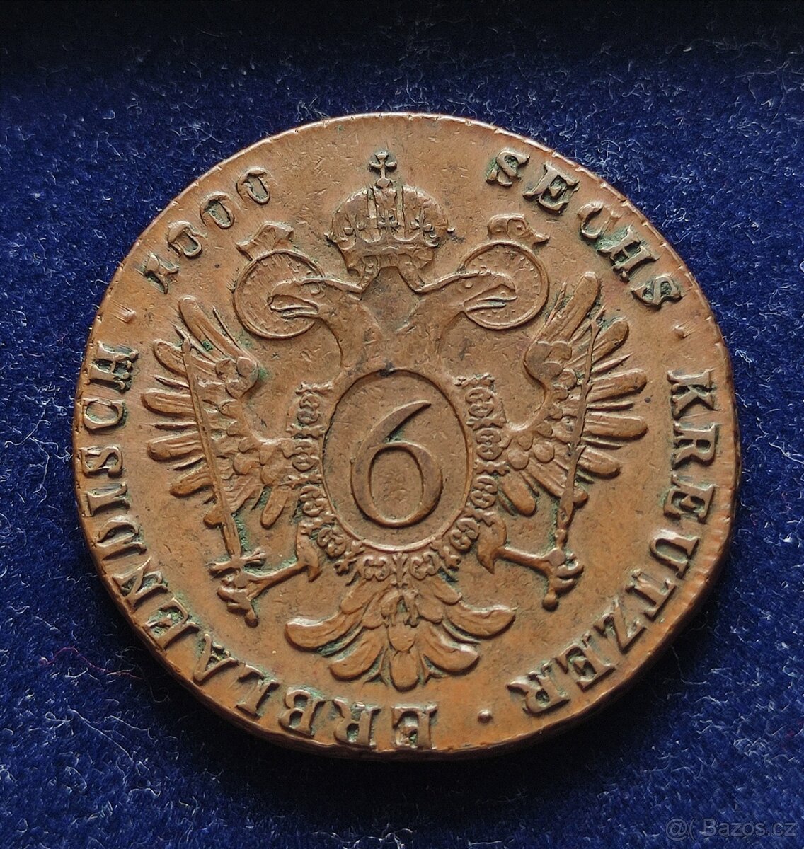 Chyboražba 6 krejcar 1000 S František I
