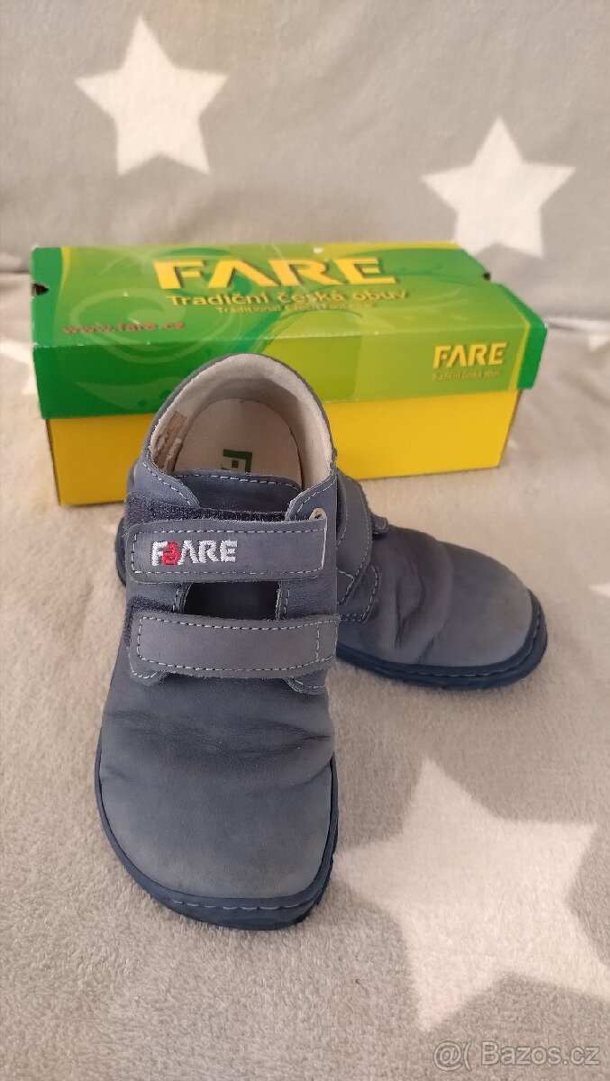 Celoroční kožené boty Faře Bare