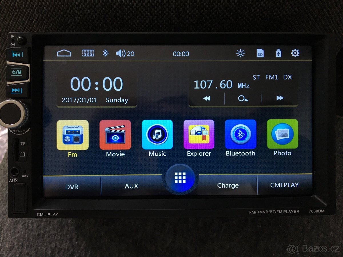 2 din autoradio, usb, SD, bluetooth