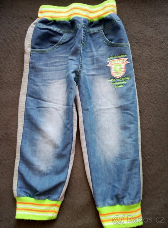 Dětské džinove kalhoty vel. 98
