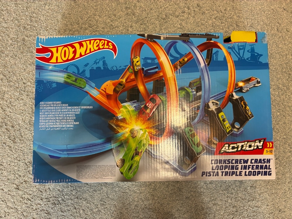 HOT WHEELS spirálová dráha SLEVA na 500,-