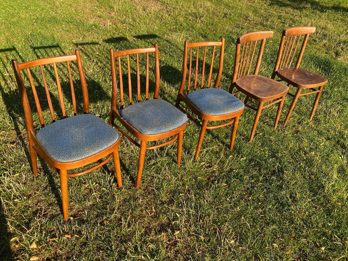 židle staré židle dřevěné židle ton  retro nábytek židle