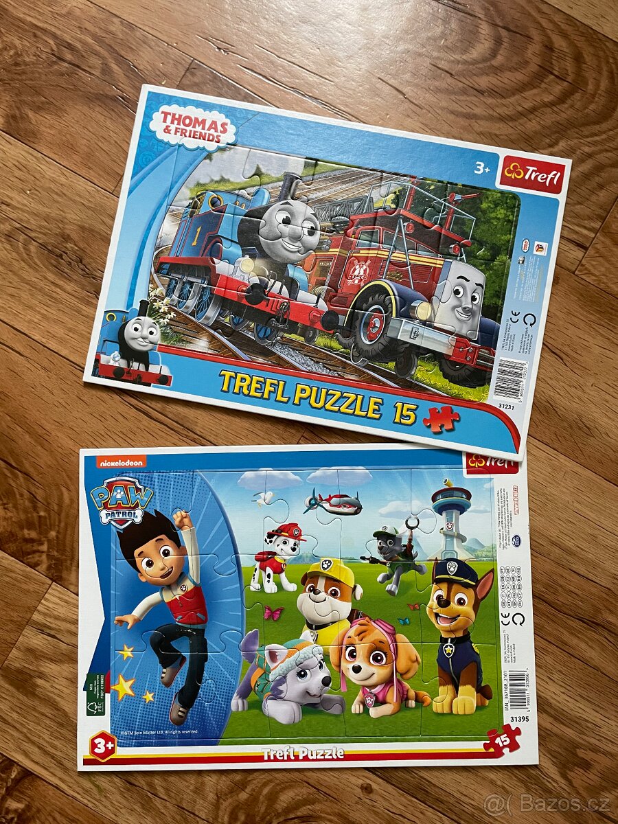 Dvoje puzzle jako nové